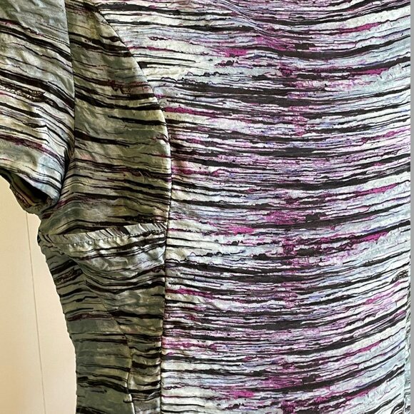 BRIAN REYES 100% SILK ZEBRA DRESS SIZE 12 - Picture 5 of 9